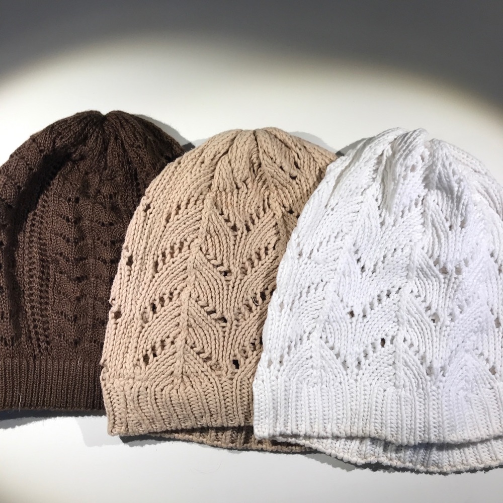 BRAND NEW 3 pack neutral beanies!